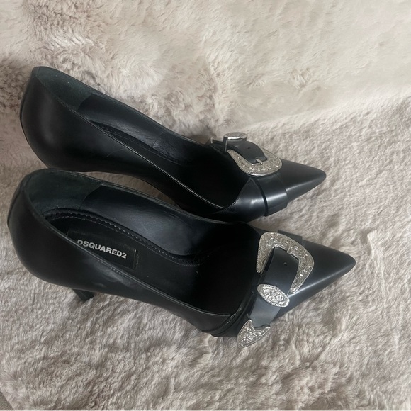 Dsquared2 Leather Heels - Picture 2 of 12